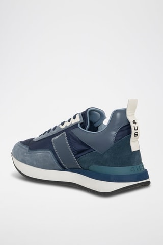 Leren Sneakers - Blauw