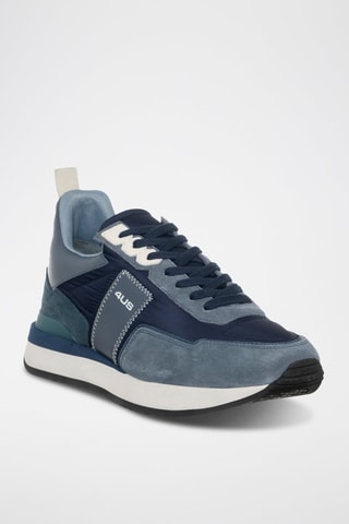 Leren Sneakers - Blauw