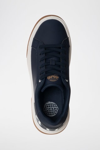 Platform Sneakers - Marineblauw