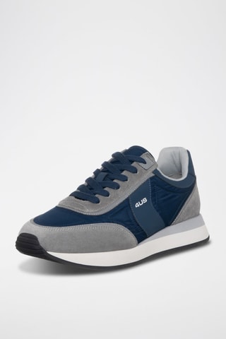 Sneakers - Marineblauw en Grijs - Cesare Paciotti 4Us