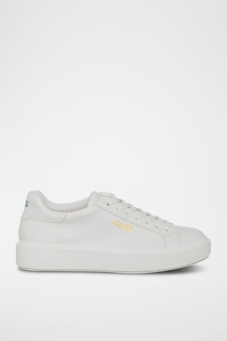 Zapatillas de piel - Blanco