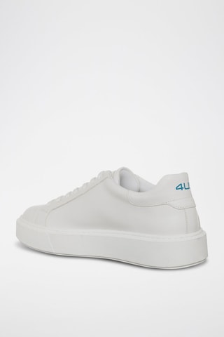 Zapatillas de piel - Blanco