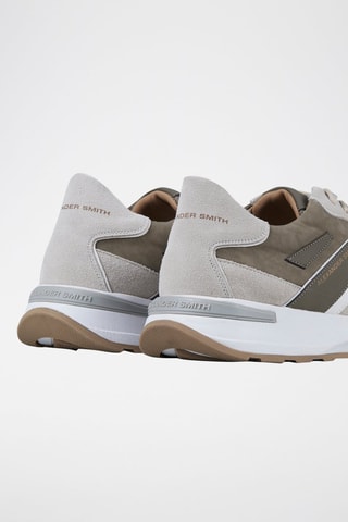 Sneakers Liverpool - Bruin en Ivoorwit