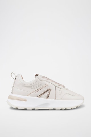 Zapatillas con plataforma - Beige