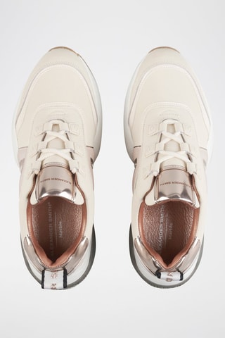 Zapatillas de piel - Beige