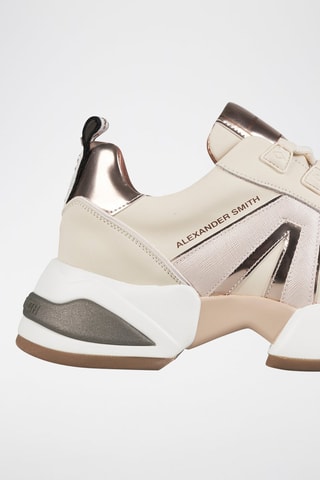 Zapatillas de piel - Beige