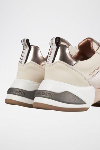 Zapatillas de piel - Beige