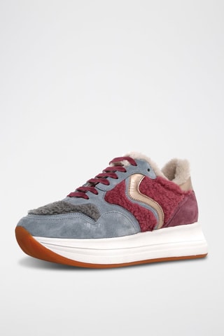 Zapatillas de piel forradas - Gris