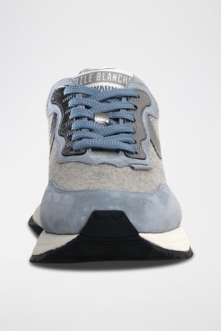 Leren Sneakers - Grijs