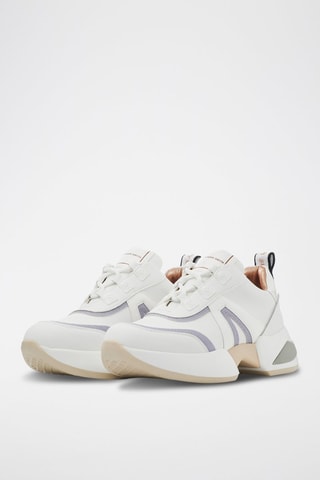 Zapatillas con plataforma Marble - Blanco