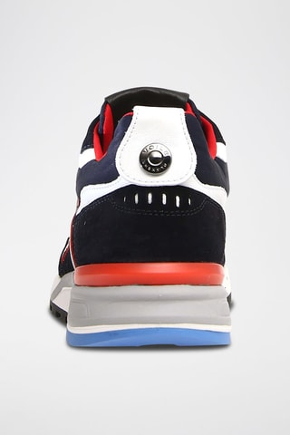 Zapatillas altas de piel Bholt - Azul