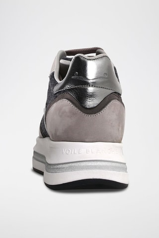 Zapatillas de piel Melany - Gris