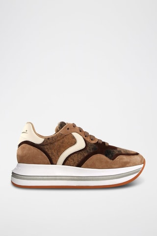 Zapatillas de piel Melany - Marrón claro