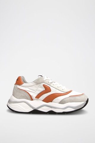 Zapatillas de piel - Blanco