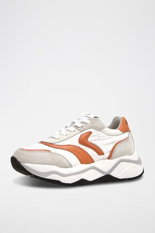 Zapatillas de piel - Blanco