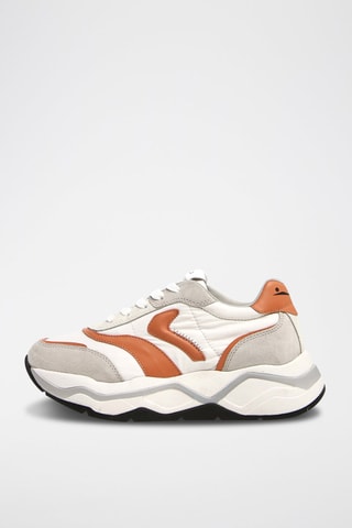 Zapatillas de piel - Blanco