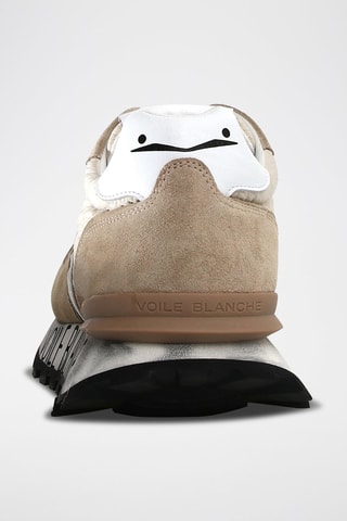 Zapatillas de piel Paris - Beige