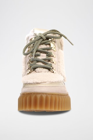 Hoge Leren Sneakers Eva - Beige