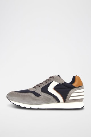 Zapatillas de piel Liam - Gris