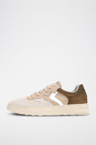 Zapatillas de nobuk Layton - Beige y marrón