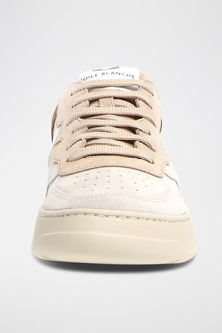 Zapatillas de nobuk Layton - Beige y marrón