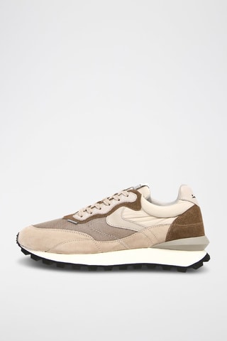 Zapatillas de nobuk Qwark Hype - Beige y topo