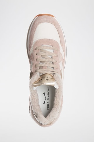 Nubuck Gevoerde Sneakers Maran - Poederroze