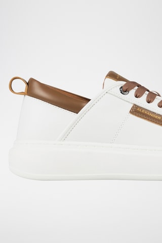 Sneakers Eco Wembley - Wit en Bruin