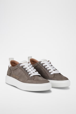 Leren Sneakers Bond- Donkergrijs