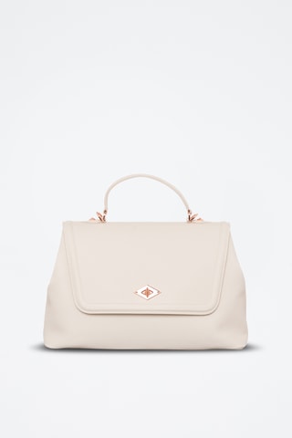Bolso de piel - Crema