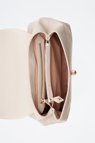 Bolso de piel - Crema