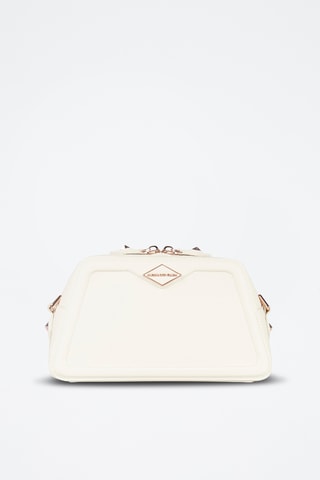 Leren Handtas - Crèmekleurig