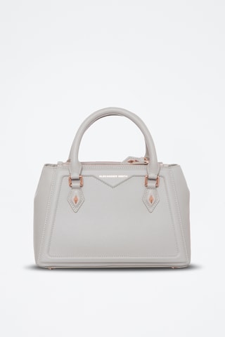 Leren Handtas - Lichtgrijs