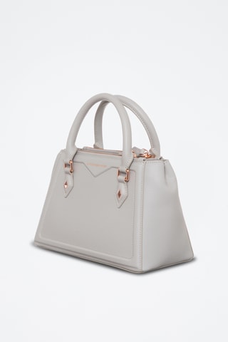 Leren Handtas - Lichtgrijs