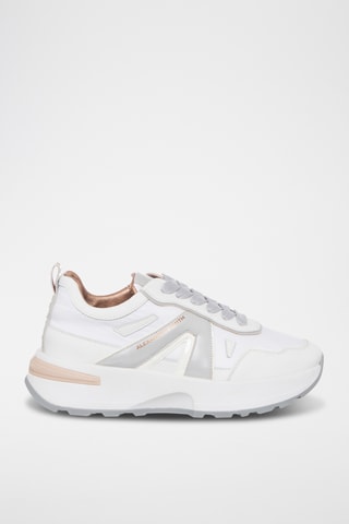 Zapatillas con plataforma - Blanco