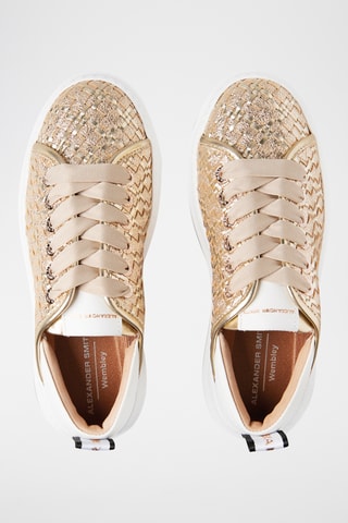 Leren Sneakers - Goudkleurig