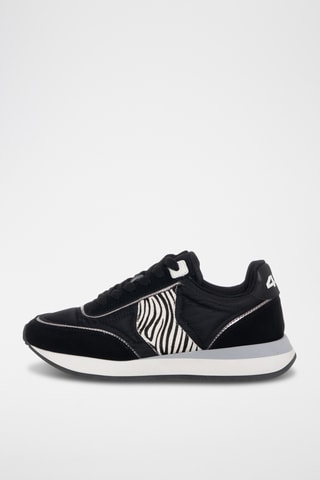 Leren Sneakers - Zwart