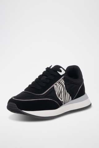 Leren Sneakers - Zwart