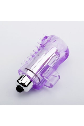 Mini dedo chinês vibratório Violeta - 8,5 cm