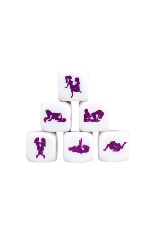 1 dado de Kamasutra lésbico mulheres 6 faces