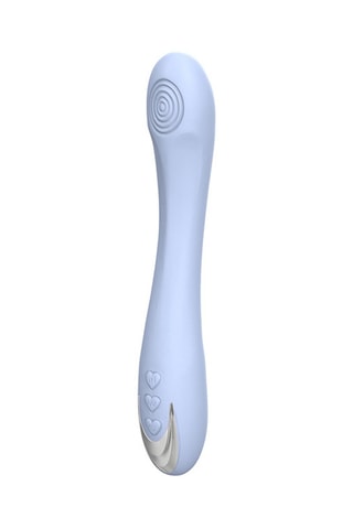 Vibrador em silicone Turquesa - 23 cm