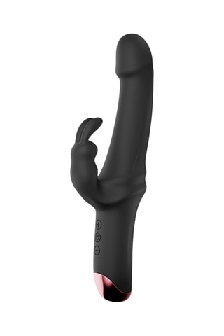 Vibrador Rabbit Player - Preto - 11 cm