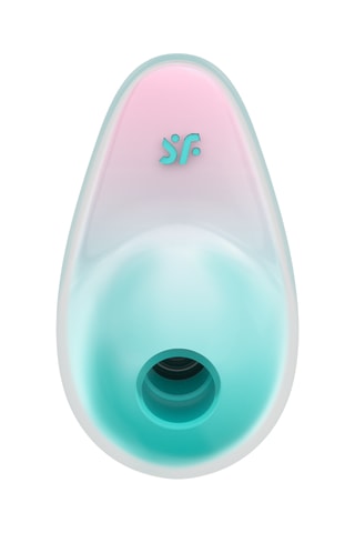 Estimulador clitoriano Satisfyer Pixie Dust - Verde e rosa