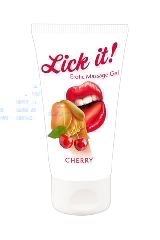 2-in-1 Eetbaar Glijmiddel Kersensmaak - 50 ml