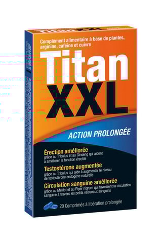Verlengde TitanXXL Action 20 tabletten