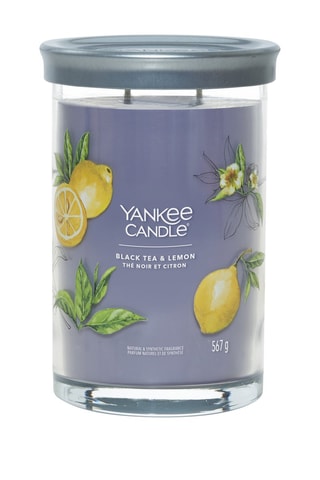 Geurkaars Groot Model - Zwarte Thee en Citroen