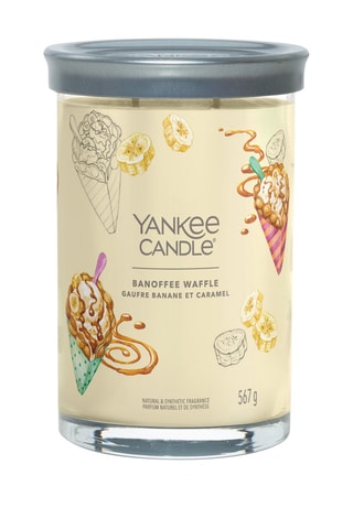 Geurkaars Groot Model - Wafel, Banaan en Karamel