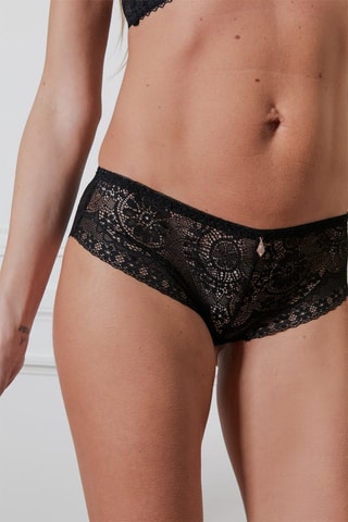 Reggiseno preformato e tanga Oda - Nero - Audace