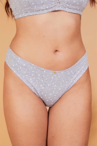 Soutien-gorge et culotte Baila - Gris chiné