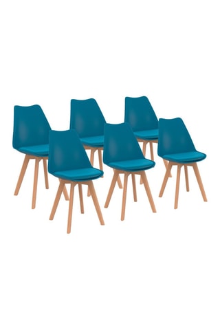 6 sillas Nordia - 46 x 79,5 x 51 cm